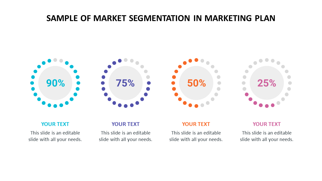Sample Of Market Segmentation In Marketing Plan Slide 